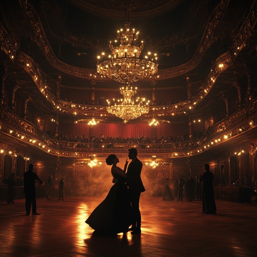 An opulent instrumental tango blending passionate argentine rhythms with grand orchestral elements, creating a majestic and captivating soundscape for listeners.