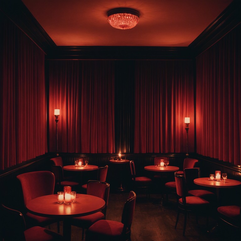 A single piano expresses deep emotions through jazzy cadences and nostalgic melodies reminiscent of a vintage cabaret atmosphere, evoking memories of days gone by and the essence of reflective introspection.