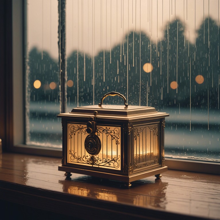 A short, poignant jingle capturing the essence of introspection and tender sadness. Composed using delicate music box tones, this piece evokes the feeling of a quiet rainy day spent pondering life's soft melancholies