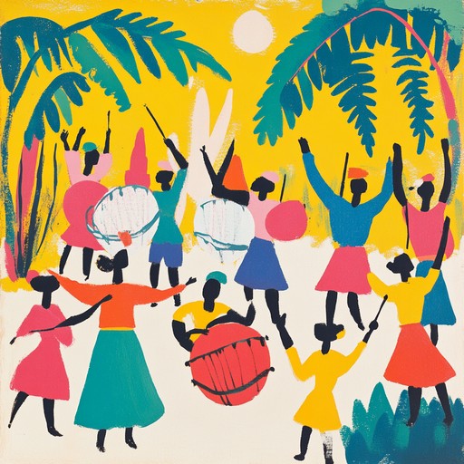 Feel the vibrant energy of a brazilian carnival with lively percussion, dynamic brass sections, and infectious rhythms that promise to keep the energy high and spirits flying