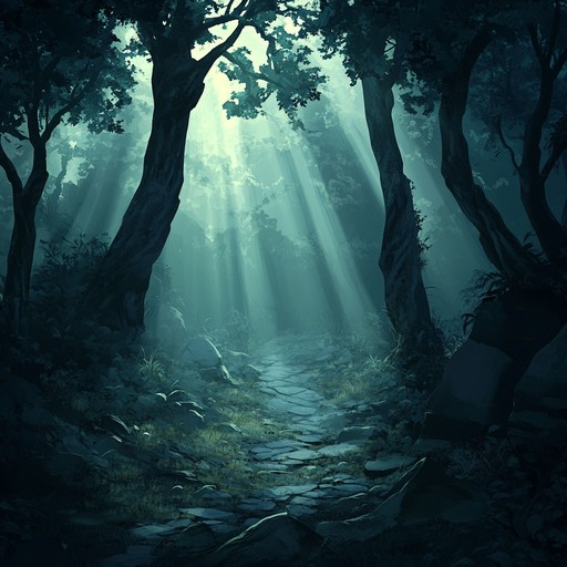 Immerse yourself in a soundscape where eerie, haunting echoes reverberate through an enchanted forest. The piece combines deep ambient drones with subtle melodic elements, creating a dark, mysterious atmosphere. Ideal for late night listening or as a soundtrack backdrop for fantasy stories.