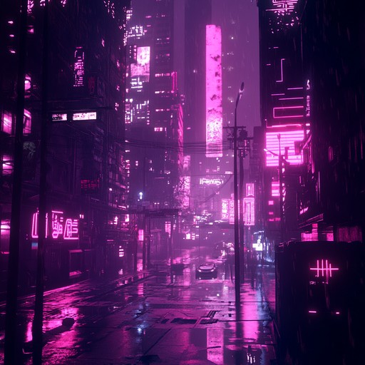 This haunting synthwave track brings eerie synth melodies and pulsating basslines together to create a retro futuristic soundscape reminiscent of neon lit streets in a dystopian city. Ghostly echoes intertwine with dark, rhythmic beats, drawing listeners into a nightmarish yet mesmerizing auditory experience.