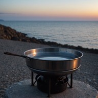 captures joy and sadness in beachside memories.