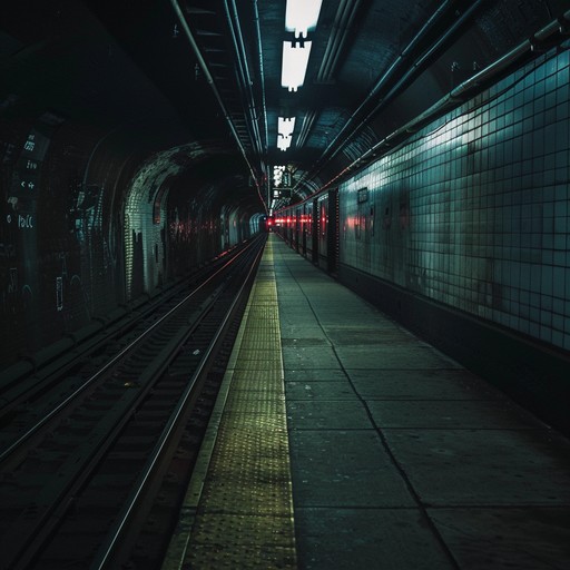 A sinister and unsettling phonk instrumental track featuring distorted 808 basslines, haunting synth melodies, and crisp, hard-hitting trap drums. The track evokes a sense of danger and unease, as if the listener is walking through a dimly lit, graffiti-covered subway tunnel, unsure of what lurks in the shadows. The atmospheric sound design and minor key melodies create a foreboding mood that keeps the listener on edge throughout the entire track.