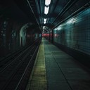 dark and gritty phonk beat capturing the eerie atmosphere of an abandoned subway tunnel