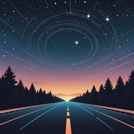 serene and smooth, reminiscent of night drives