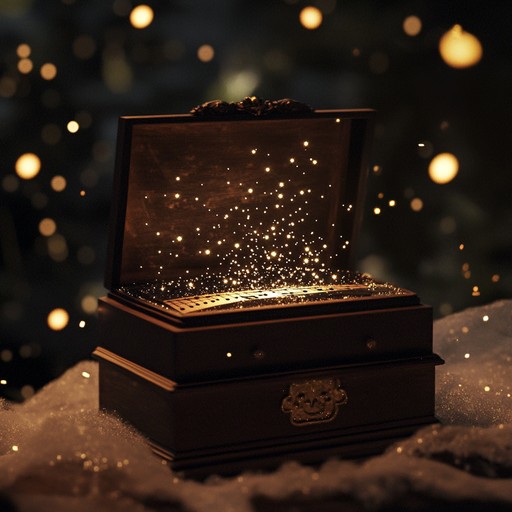 This instrumental piece evokes a mystical nighttime scene through soothing melodies played on a music box. The ethereal tones create an enchanting atmosphere that lulls listeners into a serene, dreamlike state.