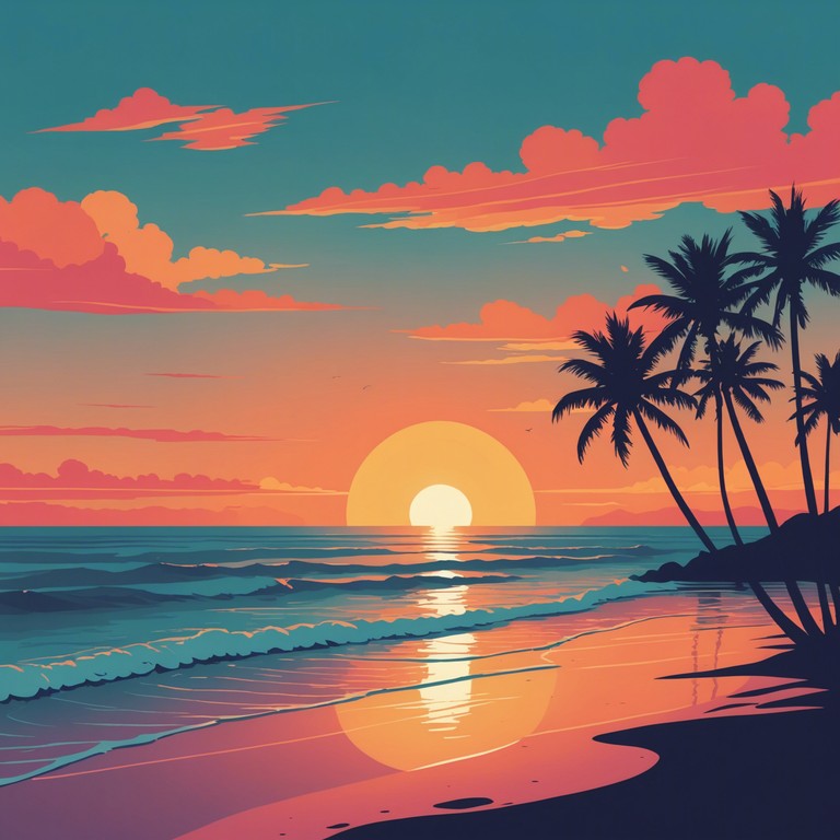 Combining ethereal synth pads with a slow groovy beat, this track mimics the calming effect of a sunset viewed from a serene beach. Ideal for unwinding or providing a chill background for summer evenings.