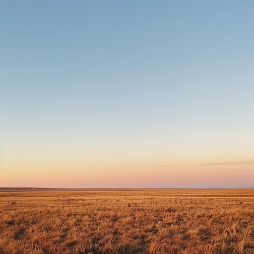 Imagine a record that captures the essence of a slow, golden sunset over vast, open fields. The guitar sings softly as if whispering tales of the earth under the cool breeze of the nearing night.