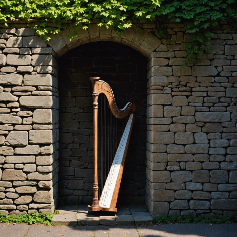 Echoes of silence offers a deeper exploration into the peace and minimalism found in spiritual retreats. The delicate strings of the harp portray an echoic and spacious sound designed to imbue serenity and deep contemplation.