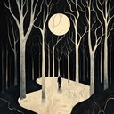 calm dark folk instrumental evoking hidden forests and ancient mysteries