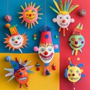 playful carnival theme with quirky, playful melodies and rhythms