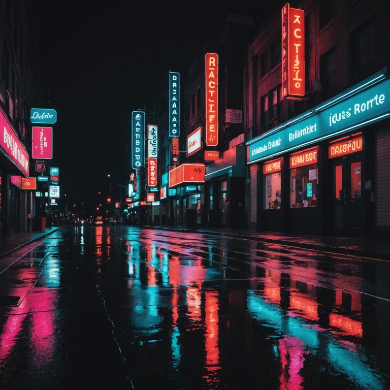 Embark on an auditory exploration of city lights and nights filled with pulsating retro synths, capturing the heartbeat of the urban landscape in a melody that's both nostalgic and invigorating. This track is designed to feel like a dynamic and immersive audio journey through a bustling metropolis, invigorated by illuminating sounds reminiscent of the 80s synth legacy but with a modern twist.