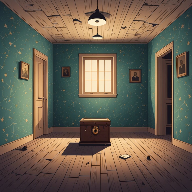 Imagine a dimly lit room, wallpaper peeling, where a dusty, cobwebbed music box plays a slightly out of tune tune, reminding of innocent times now shadowed by the passage of time and neglect. This version of the melody dives deeper into the realm of the unsettling, extending notes and adding unexpected pauses that enhance the eerie effect.