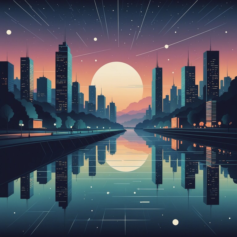 Explore a soundscape where time slows down amidst the constant movement of a high tech metropolis. The track serves to soothe the soul with deeply meditative synth lines, marrying the peace of ambient music with the endless possibilities of cyberpunk themes.