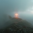 spiritual melodies intertwined with haunting, ethereal synth reverberations