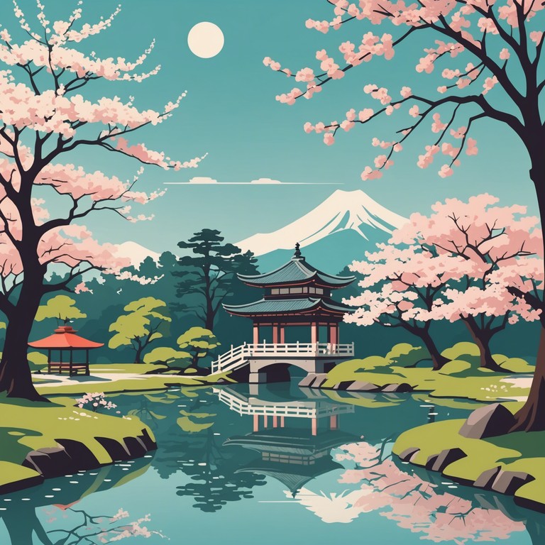 This track embodies the subtle beauty of a peaceful japanese garden during cherry blossom season, with soft, flowing melodies that evoke the gentle movement of sakura petals in the breeze. The composition captures the essence of tranquility, beauty, and reflection, ideal for meditative or background listening to bring about a state of calm and peace.