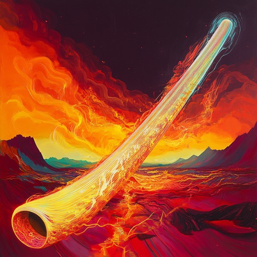 This hardcore punk instrumental melds fierce electric guitar and pounding drums with the raw, earthy tones of the didgeridoo. The fusion produces a relentless and energetic track that pushes the boundaries of punk music by integrating traditional aboriginal sounds, resulting in an innovative and powerful musical experience.