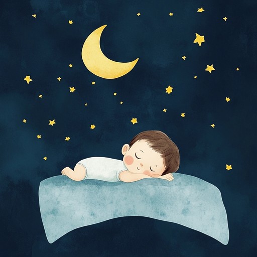 This calm nursery rhyme combines gentle, twinkling sounds with soft, soothing melodies to create a peaceful sleep time atmosphere for infants and young children. The delicate music helps to relax and lull them into a restful slumber, perfect for bedtime routines or quiet moments.