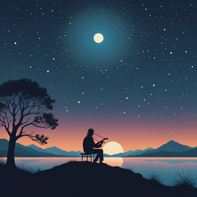 Inspired by the tranquil yet profound ambiance of a clear, starlit desert night in the middle east, this composition seeks to evoke the peaceful and thoughtful solitude one feels under such an expansive sky. Using traditional instruments and melodic structures, it captivates with its blend of timeless calm and subtle excitement.