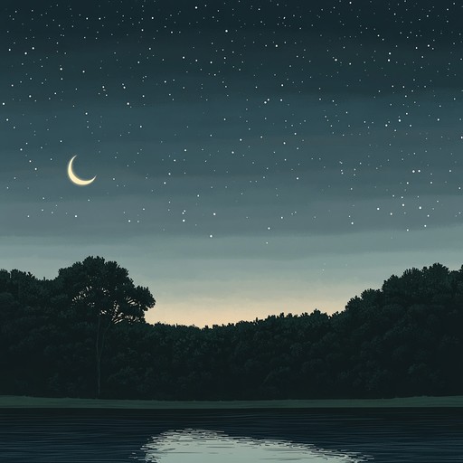 This instrumental lullaby features gentle melodies that evoke a serene night sky, blending soft music box tones and ethereal ambient synths to inspire tranquility and hope as one drifts into restful sleep