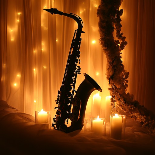 A seductive instrumental jazz composition led by a tender saxophone, painting a soundscape of smoky rooms, whispered conversations, and the allure of after hours gatherings. The smooth melodies weave an atmosphere of romance and mystery.