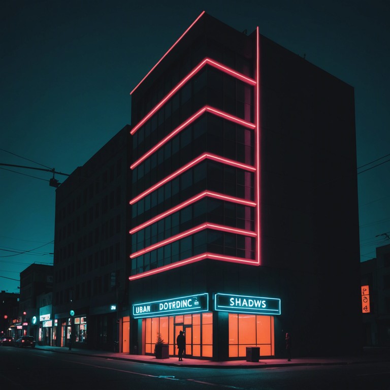 Expanding on the intricate balance of harsh industrial sounds and the eerie aura of a city at night, this track uses the electric guitar to drive a powerful narrative enveloped in a neon glow.