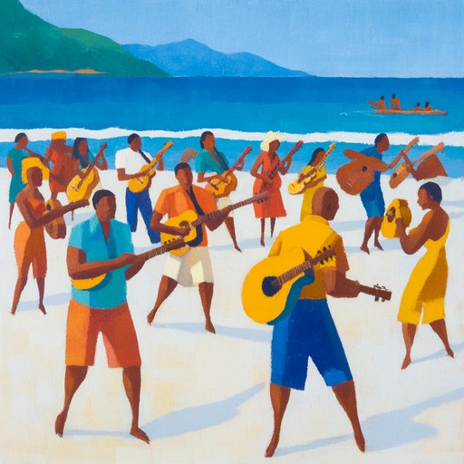 A spirited samba track that merges traditional beats with modern twists, encapsulating the essence of festivity and sunshine. With vivid percussion and brass, it radiates joy and encourages movement, suitable for any uplifting occasion.