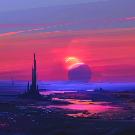 A bright, dynamic synthwave track with uplifting beats and vivid melodic elements, offering feelings of hope and optimism for new beginnings and future possibilities.