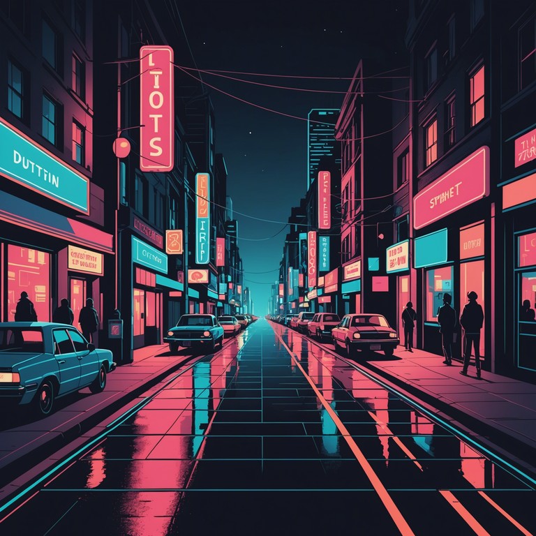 This track encapsulates the essence of the city nightlife, energized by deep pulsating grime beats, enveloped in the mysterious and gritty atmosphere of urban landscapes. The use of electric bass adds a raw, visceral edge, providing a backdrop for spontaneous late night adventures in the city's underbelly.