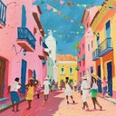 energetic cumbia with vibrant beats, perfect for festivities