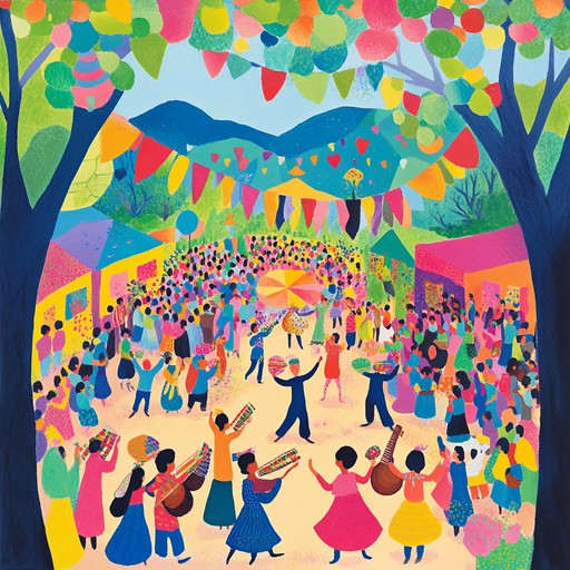 A spirited instrumental polka that evokes the joyous atmosphere of a village celebration, featuring upbeat melodies and rhythmic patterns that encourage listeners to dance along.