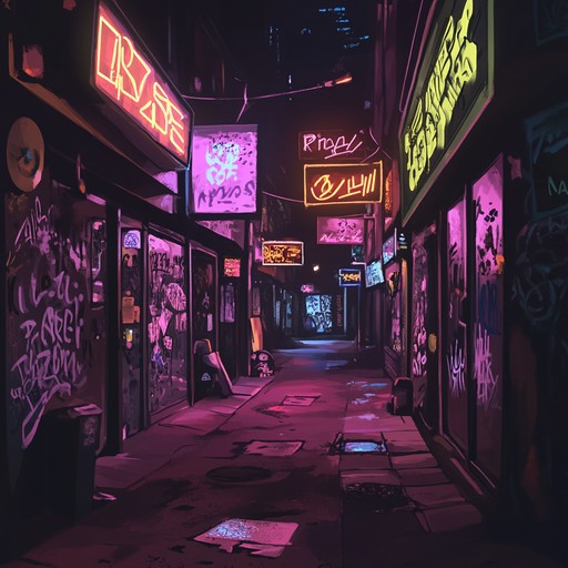 An energetic punk instrumental featuring aggressive guitar riffs, pounding drums, and driving bass lines inspired by urban nightlife's chaos.