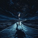 energetic blues rock instrumental embodying the thrill of night driving