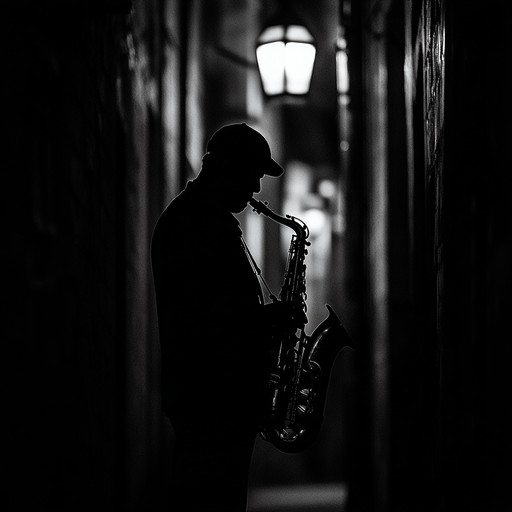 An instrumental latin jazz piece that evokes the feeling of walking through dimly lit, narrow streets late at night, with shadows looming and an air of tension, blending haunting melodies with rhythmic latin beats.