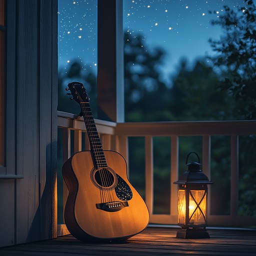 An intimate instrumental country piece that gently weaves acoustic guitar melodies to evoke the tranquility and introspection of a quiet night under the stars, stirring feelings of nostalgia and heartfelt emotion.