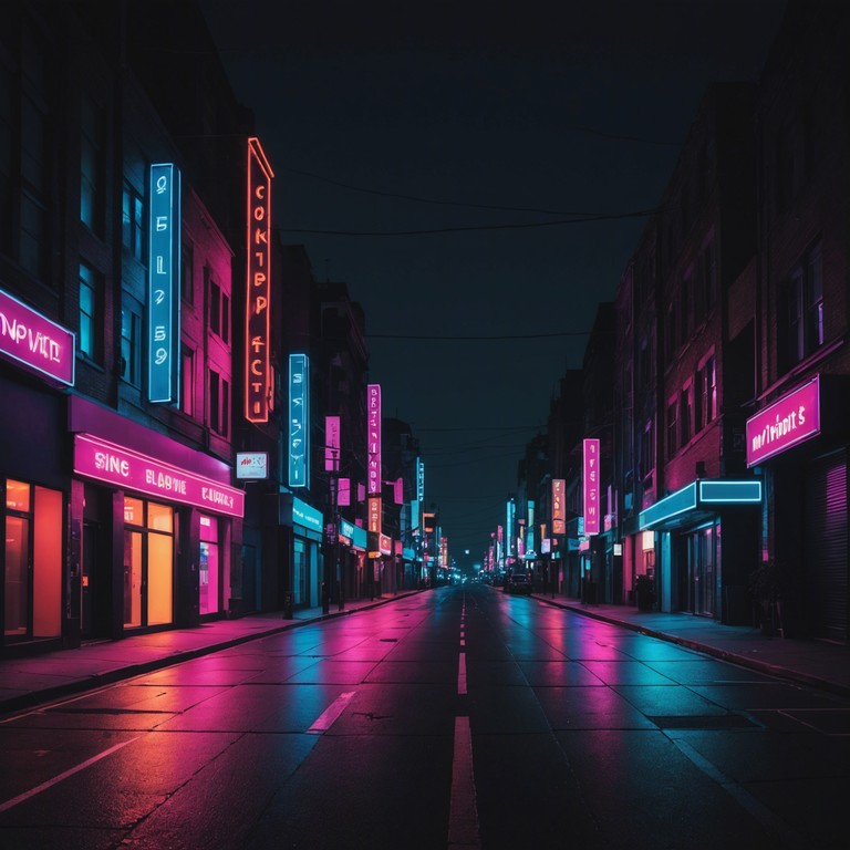 This track blends the nostalgic, atmospheric tones of synthwave with the rhythmic, punchy beats of hip hop, creating a soundscape that feels like a midnight drive through neon lit city streets. The song builds a bridge between retro futurism and modern urban music, making it both reflective and dynamic.