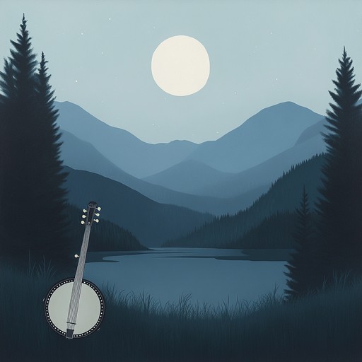 An eerie instrumental bluegrass piece capturing the haunting atmosphere of appalachian folklore, blending dark banjo melodies with mysterious undertones to evoke unease and suspense.