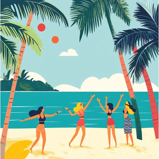 This composition offers a carefree, groovy atmosphere perfect for enjoying a sunny summer day. Featuring funky basslines, chilled rhythms, and melodic hooks, it's designed to transport listeners to a joyful, relaxed state, evoking images of beach parties, picnics, and fun times with friends.