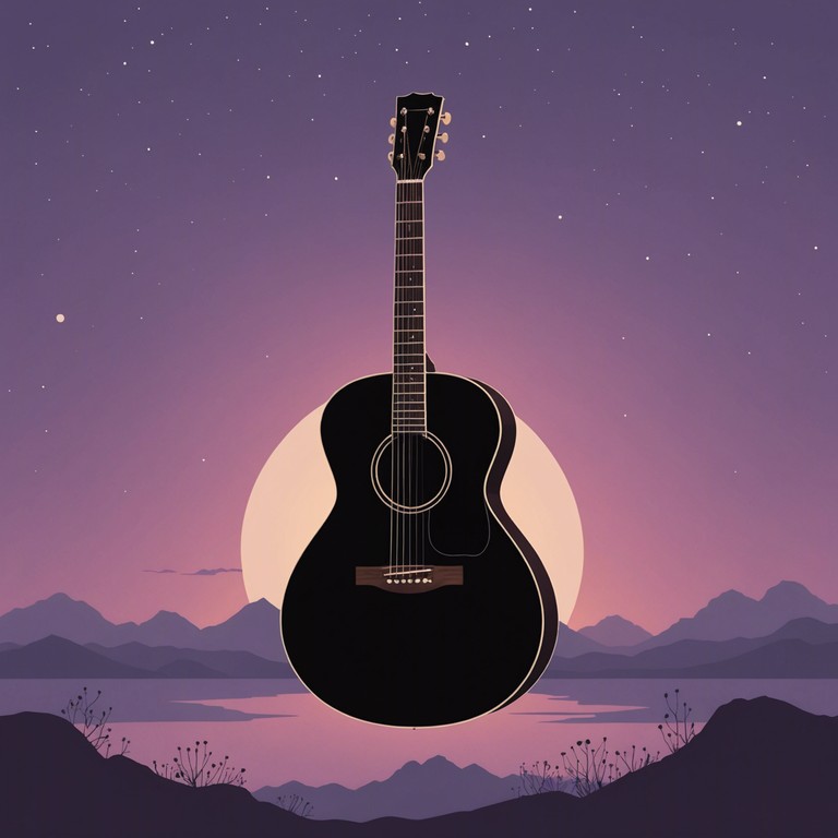 Experience the vast beauty of the american landscape through a musical journey. This song serves as your personal soundtrack while exploring the open roads under the expansive starry skies, inviting feelings of warmth, freedom, and nostalgia. The acoustic guitar leads, supported by subtle harmonies that enhance the folk essence.