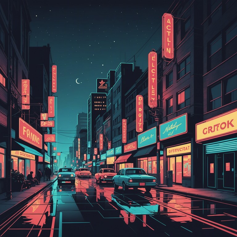 This track combines the pulsating energy of urban nightlife with the melodious influence of kpop, encapsulated by synth melodies that reflect the dazzling neon lights of a bustling cityscape.