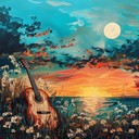 a lively and upbeat instrumental capturing the joy and warmth of a perfect summer evening