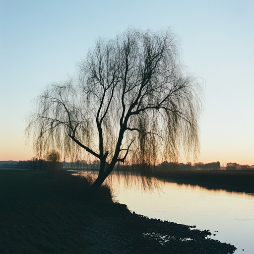 A gentle and intimate piece that evokes the sensation of sitting beneath a whispering willow, where the soft breeze carries the delicate notes floating around, touching the heart in a serene, contemplative manner