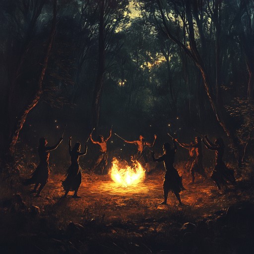 **this track immerses you in an ancient tribal ceremony with primal djembe rhythms. The powerful beats and evocative chants create a mystical atmosphere, fostering a connection to the spiritual and nature bound aspects of human existence.**