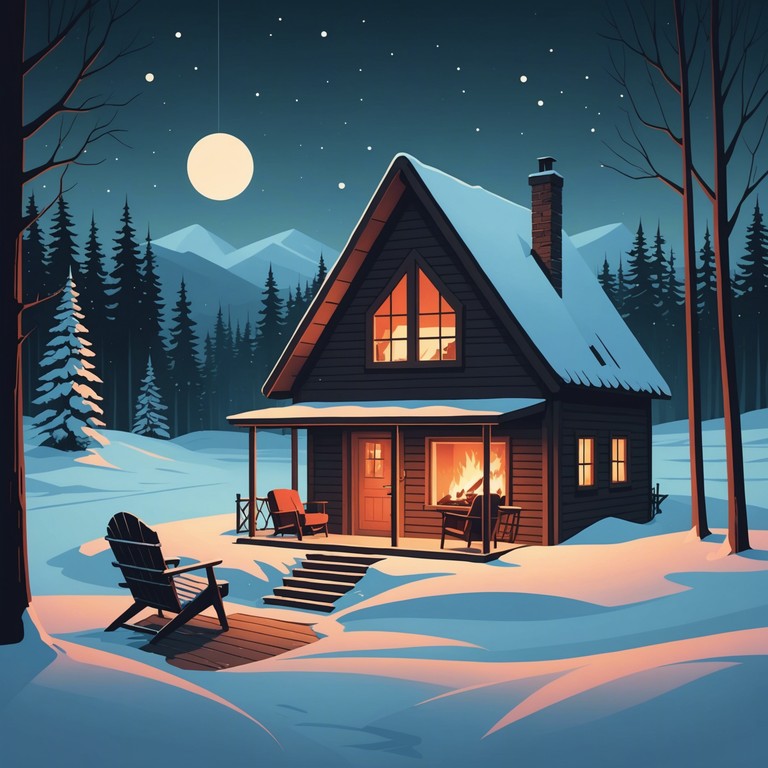 This adjunct melody bridges the comforting vibe of a winter's hearth with the serenity of solitude. Featuring a gentle piano, the composition flows like a peaceful snowfall, engulfing the listener in a blanket of tranquility and warmth, perfect for evenings spent by the fire or quiet nights gazing at the stars.