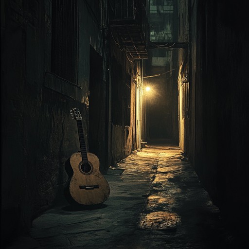 An evocative piece featuring a mournful guitar melody that weaves through a rebellious undercurrent of haunting echoes. The song captures a deep sense of sorrow and frustration, evoking an atmosphere of resistance and introspection.