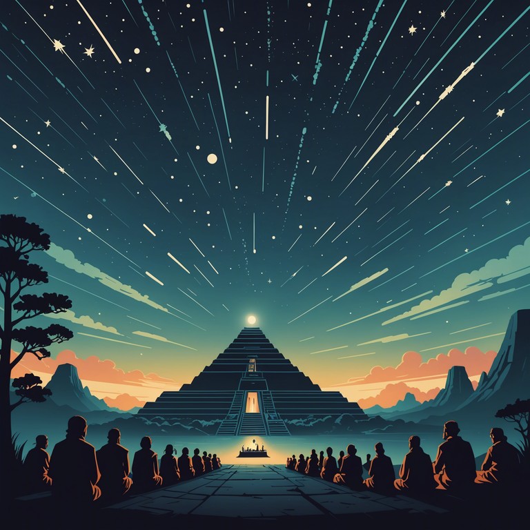 This piece delves into the depths of ancestral memories, invoking images of ancient rituals and tribal gatherings under the stars, where the rhythm becomes a bridge between past and present. The song utilizes ethnic instruments to draw a powerful connection to the earth and the spirits of forebearers, merging subtle ambient effects to create a soundscape that is as spiritual as it is rooted in tradition.