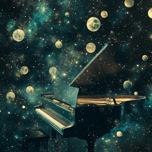 A celestial auditory experience combining tranquil piano and expansive synthesizers, transporting the listener through a journey that evokes the boundless cosmos and deep personal reflections. This track flows from quiet, contemplative piano melodies to immersive, expansive electronic atmospheres, creating a serene and introspective auditory landscape.