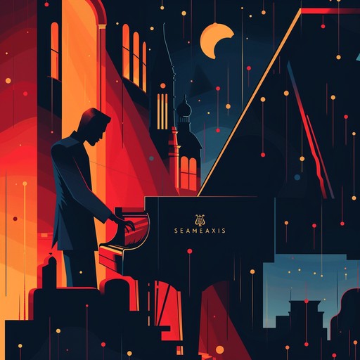 Picture a dimly-lit jazz club, with soft clinks of glasses accompanying a deep, resonant double bass. The atmosphere is thick with mystique and a hint of nostalgia, evoking feelings of being in a classic film noir scene.