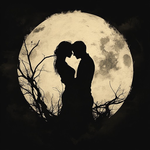 An evocative instrumental piece weaving a haunting melody, blending ominous undertones with romantic overtones. The music flows like whispered secrets in the night, capturing tension between forbidden love and looming darkness. With a slow, deliberate pace, it draws listeners into a world where passion and peril are bound.